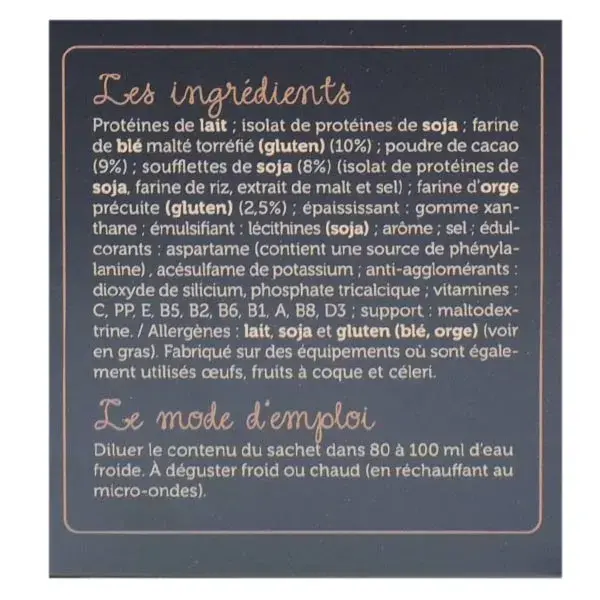 Protifast Dessert Hyperprotéiné Crème Céréale Chocolat 7 sachets