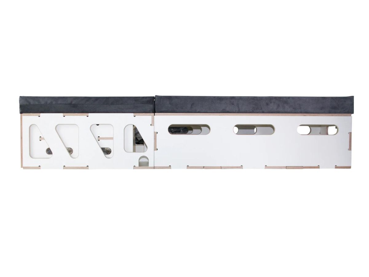Moonbox 119 cm witte Bus campingbox met tafel