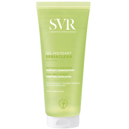 LABORATOIRE SVR Sebiaclear Gel moussant 200ml