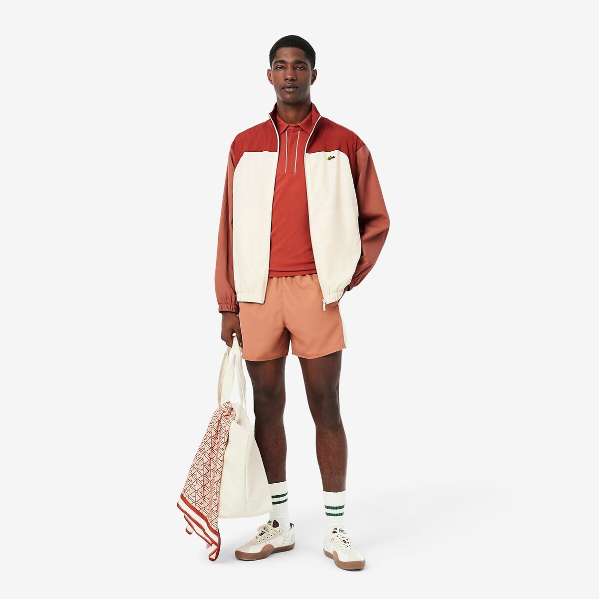 LACOSTE<br>Colete de treino com blocos de cores