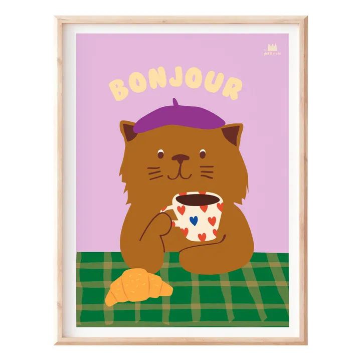 Ma petite vie Affiche Bonjour Chat