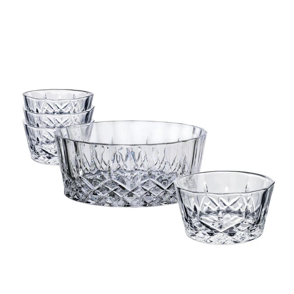 Aida  Harvey salatsæt, 5 dele - glas
