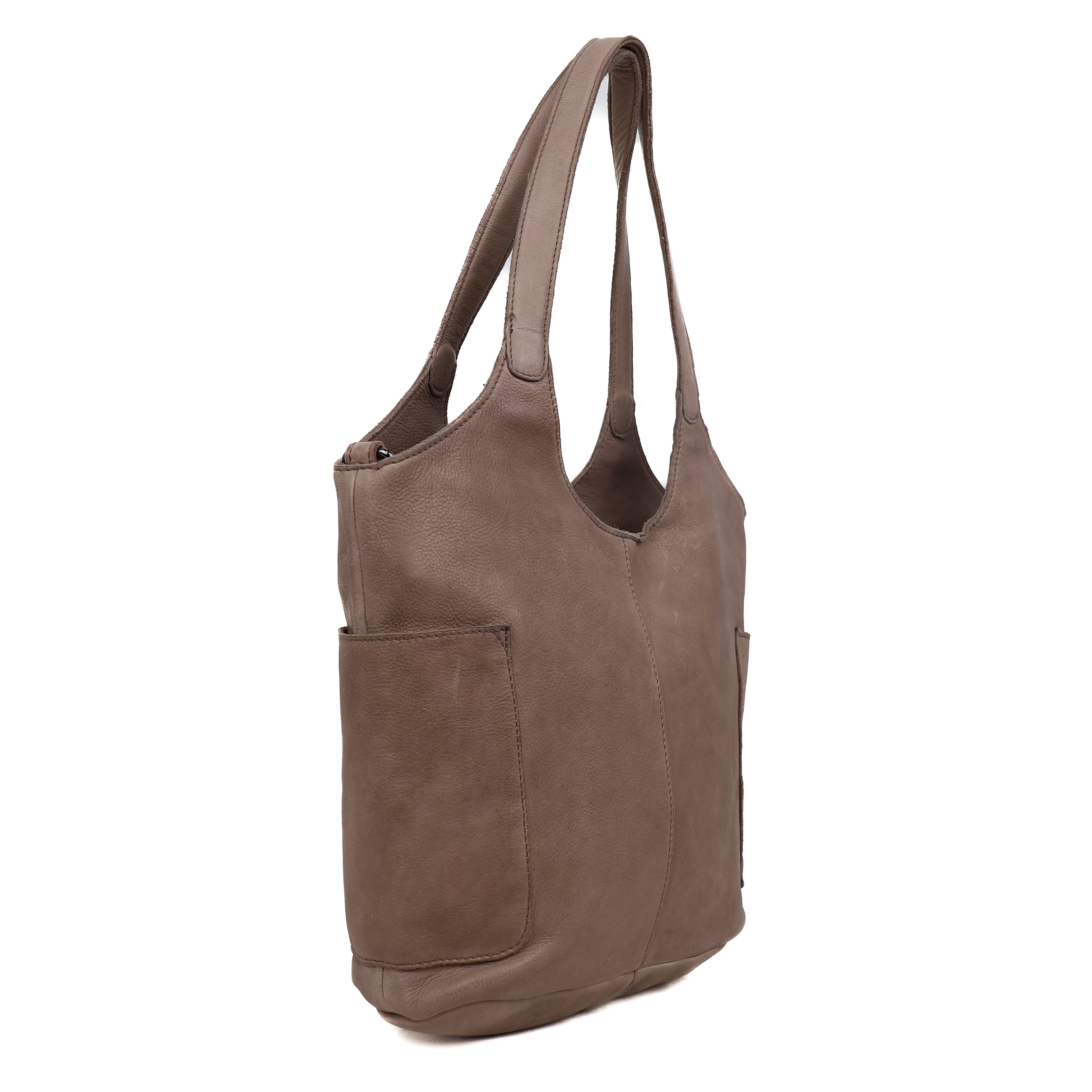 Hand-/schoudertas 'Diede' taupe Taupe