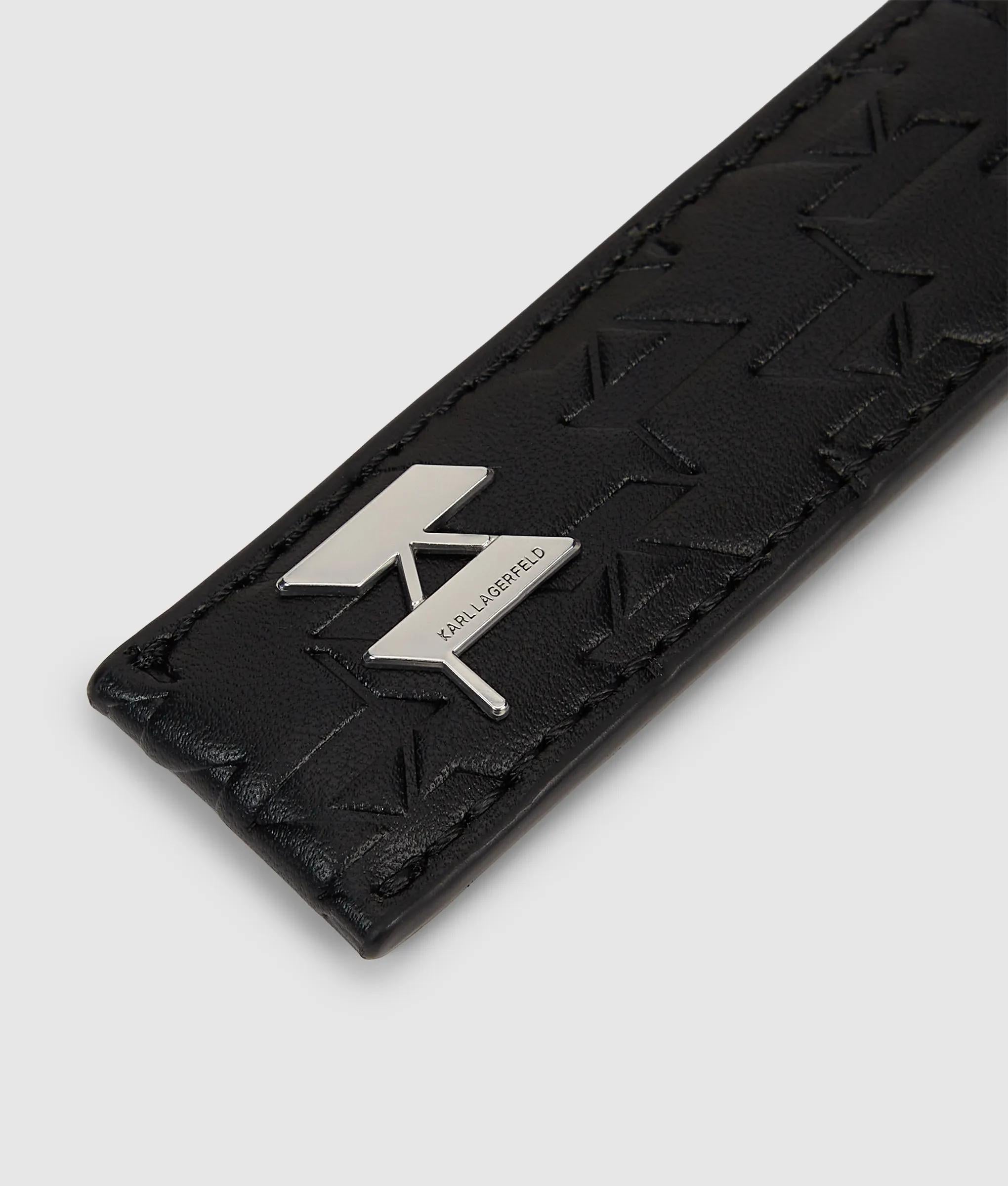 Sleutelhanger met K/Monogram in reliëf
