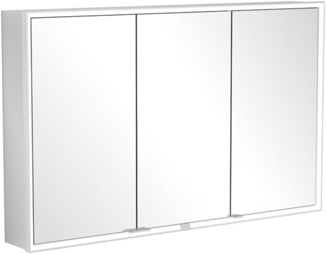 Villeroy & Boch My View Now, Spiegelschrank für Wandeinbau mit Beleuchtung, 1200x750x167,5 mm, mit EIN-/Ausschalter, Smart Home fähig, 3 Türen, A45812