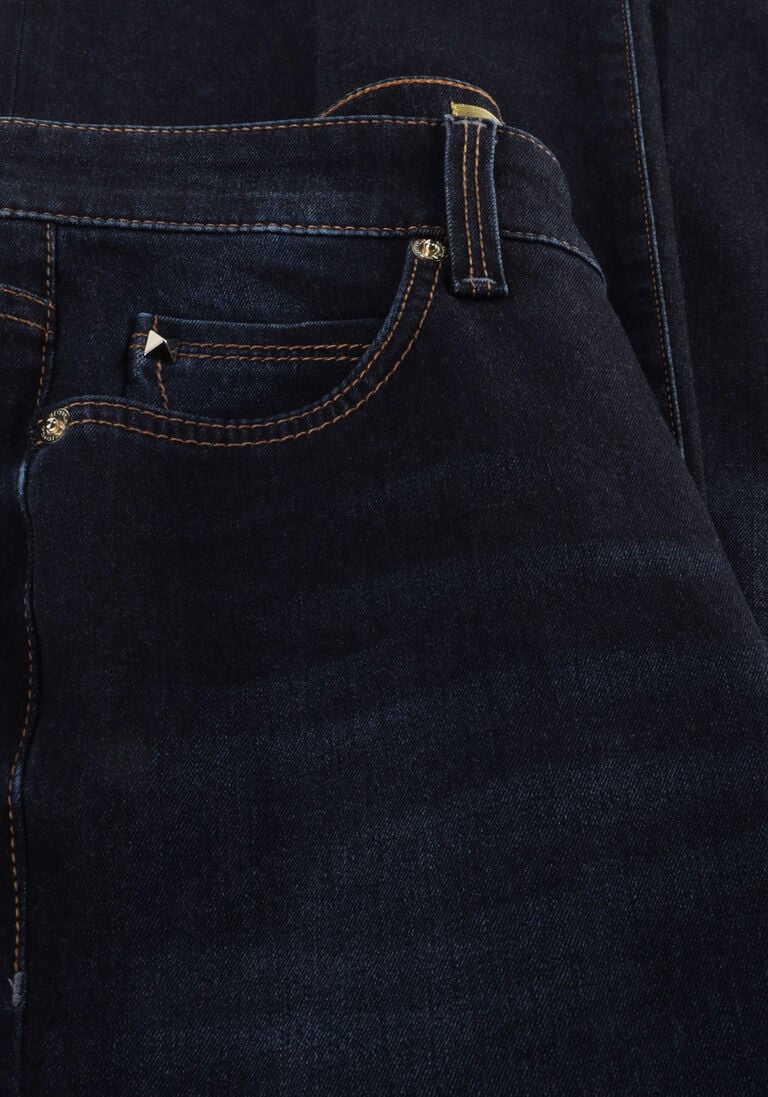 donkerblauwe cambio flared broek paris flared