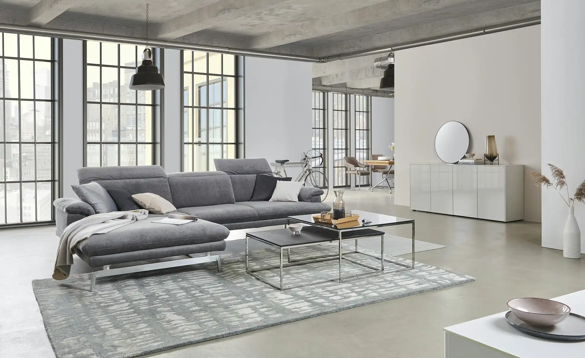 JOOP! Ecksofa Velours Studio 8153