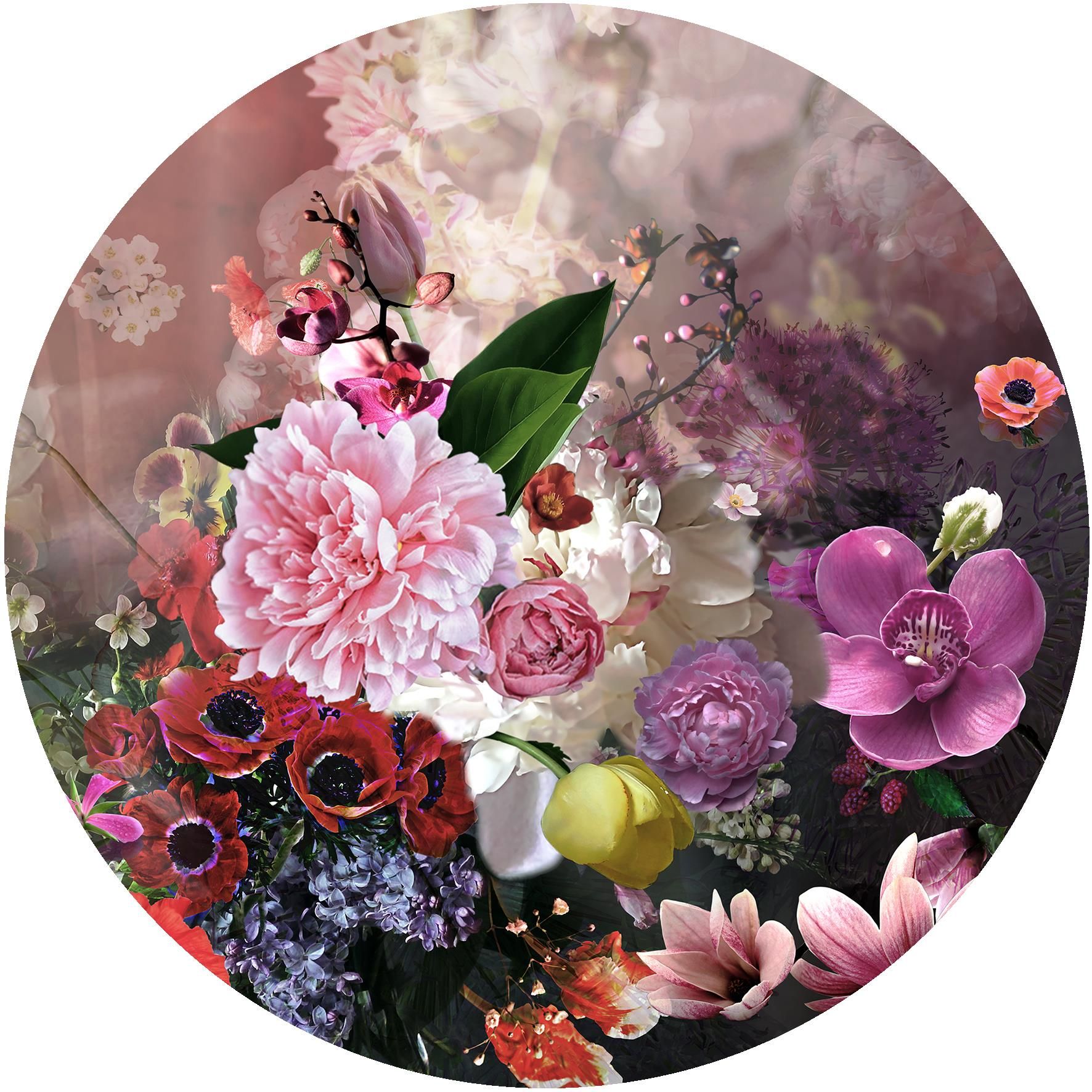 Glasbild BAROQUE FLOWER