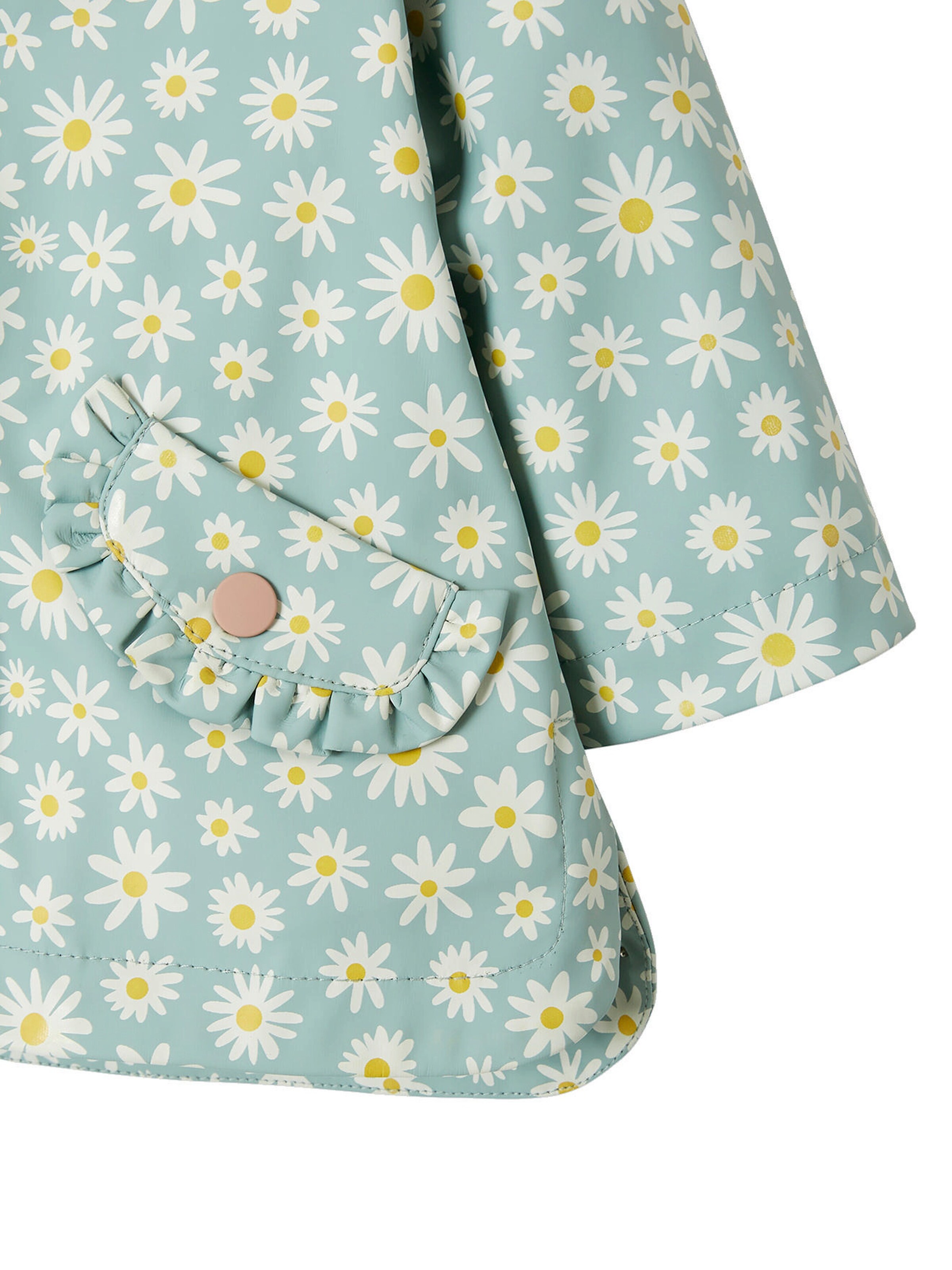 Vertbaudet Mädchen Baby Regenjacke aquamarin bedruckt