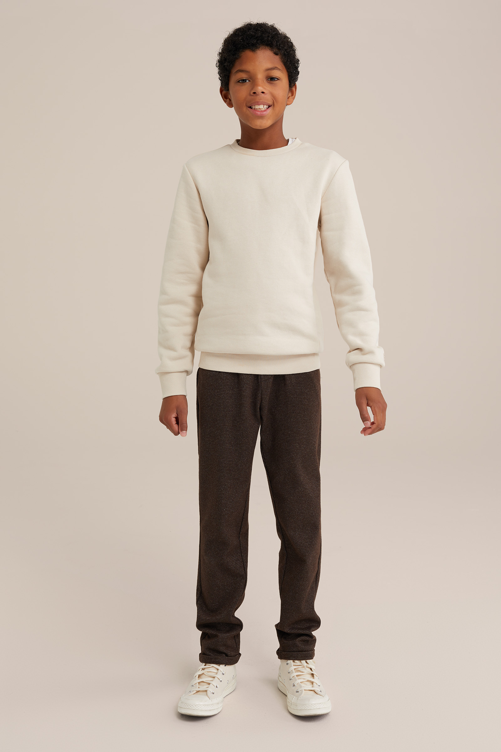 Jongens pantalon met dessin Blue Ridge Bruin