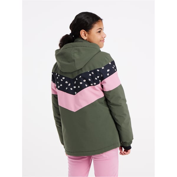 Veste de ski PROTEST PRTFUGY JR SNOWJACKET BOTANIC GREEN