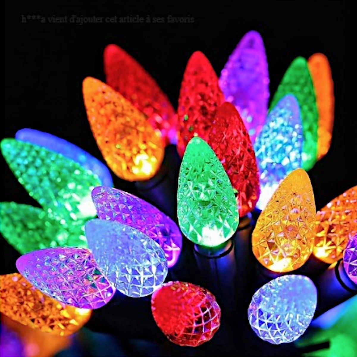 Guirlande lumineuse lampions multicolores Atelier jasmin