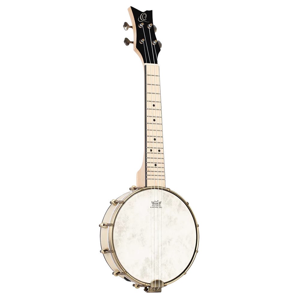 Ortega OUBJE90-MA-L Left-handed Banjolele Natural elektrisch-akoestische linkshandige banjolele