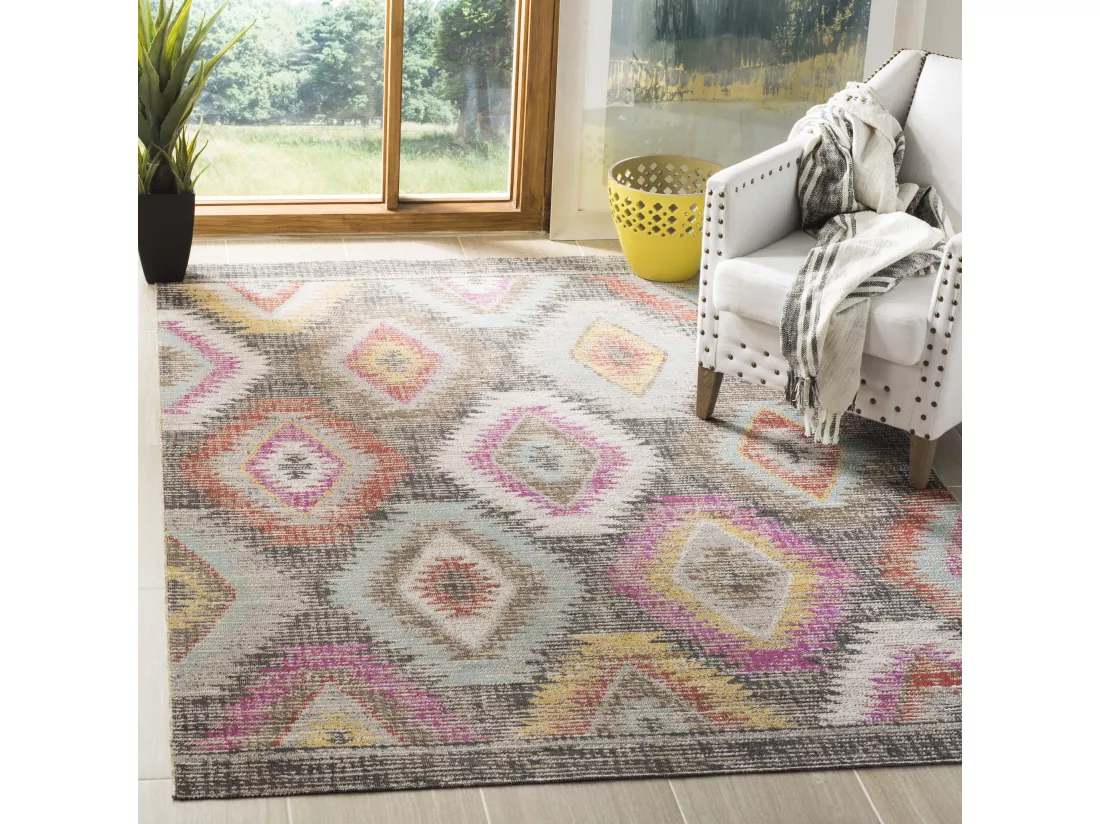 Tapis Grey & Multi 122 X 183 cm - Lotte