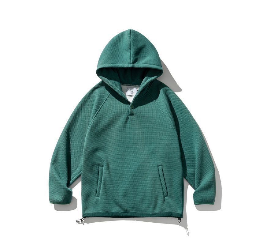 Dandyluxe - Hoodie met trekkoord en effen kleur