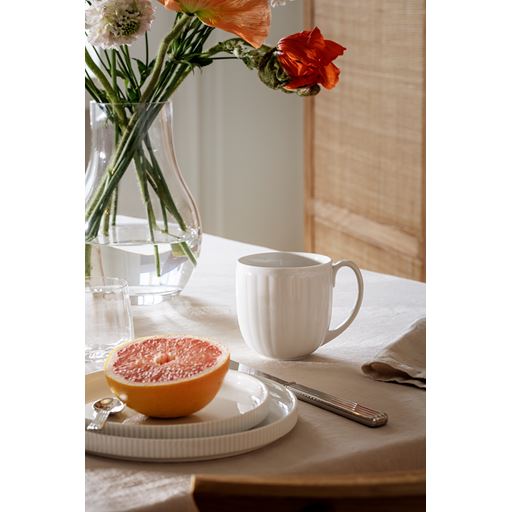 Georg Jensen Bernadotte Desserttallerken, Hvid, Ø17 cm