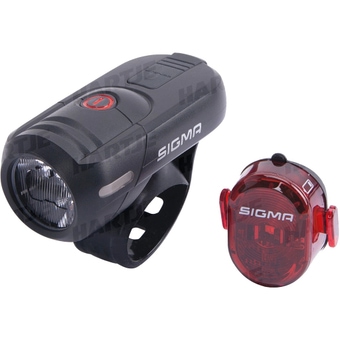 Sigma Aura 45 USB / Nugget II Set Fahrradlicht Schwarz