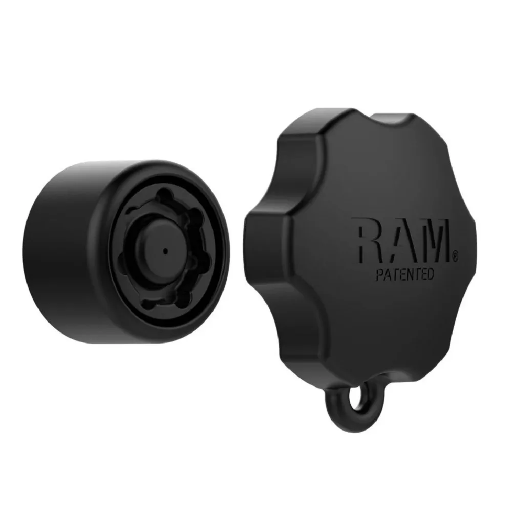 RAM Mounts Ram Pin-Lock Security Knob For C Socket Strammer Med Nøkkel Til Kulestørrelse C