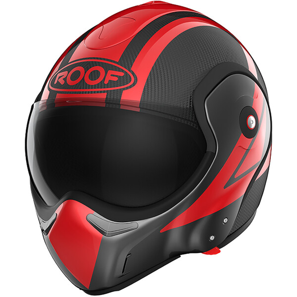 Roof - Casque Boxxer Carbon Dart Noir / Rouge