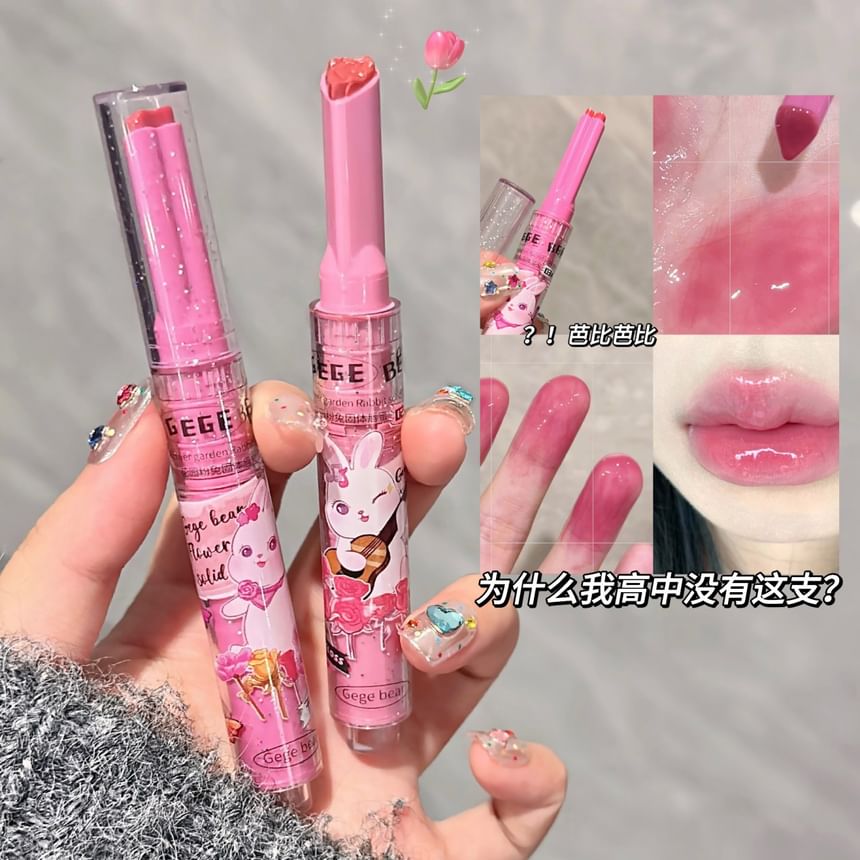 Gege Bear - Set van 3: Hartvormige lipgloss (4-6)