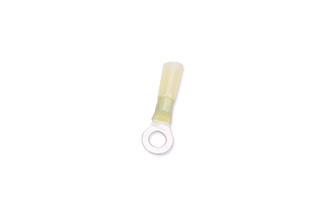 Krympekabelsko ring 6mm gul