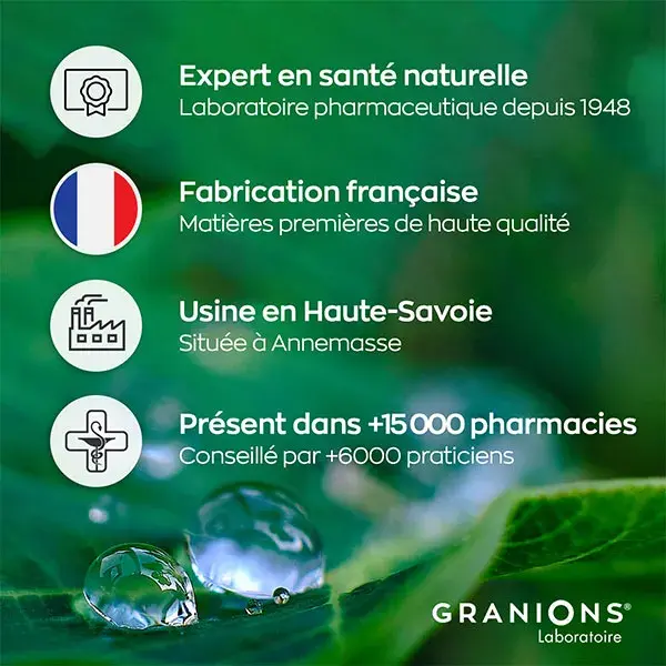 Granions Blond Psyllium 2000mg Conforto Digestivo 60 Cápsulas