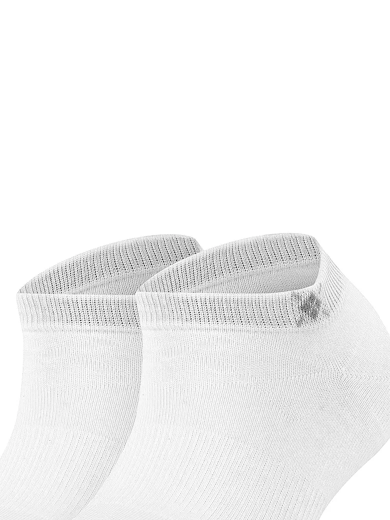 BURLINGTON Damen Sneaker-Socken 2er Pkg. EVERYDAY 36-41 white weiss