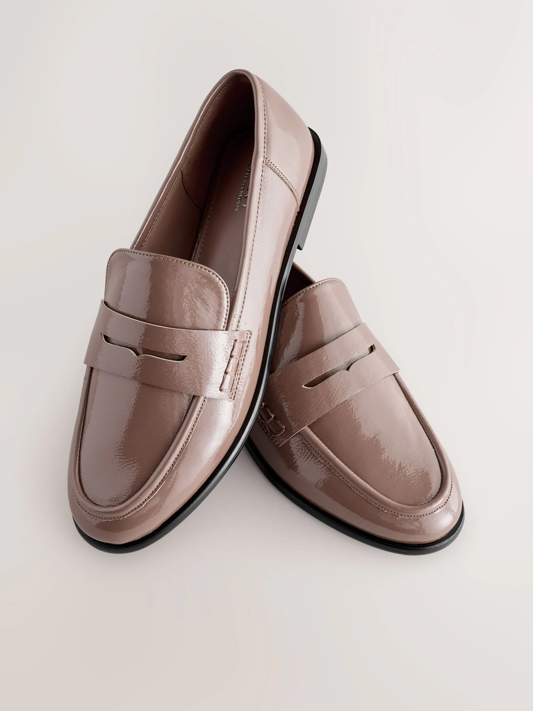 Mokkabruin - Forever Comfort® Penny loafers met ronde neus
