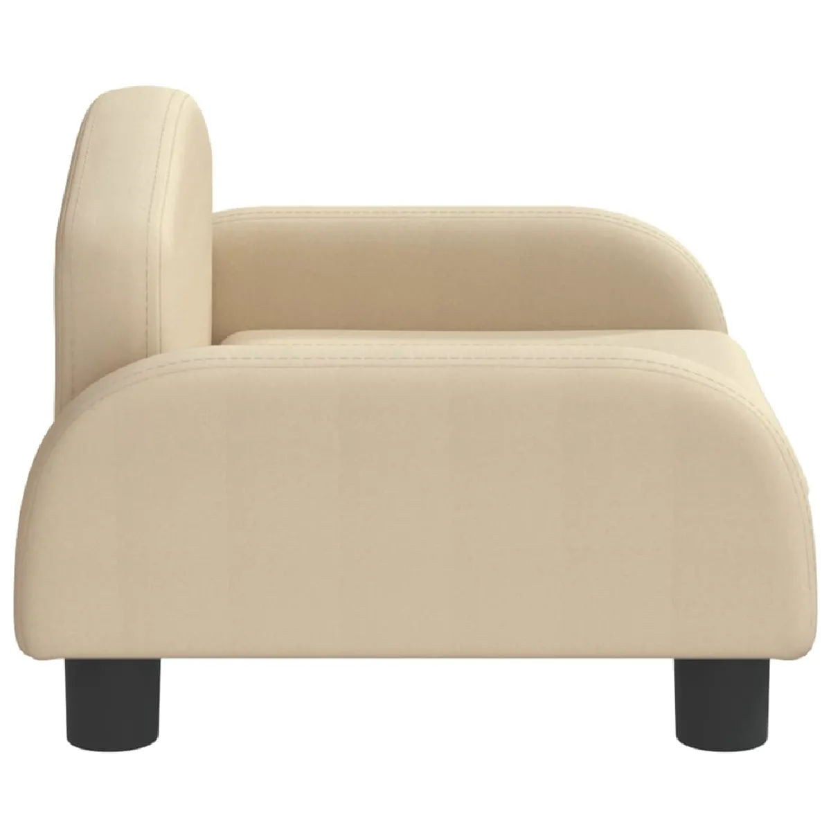 vidaXL Canapé enfant - Crème