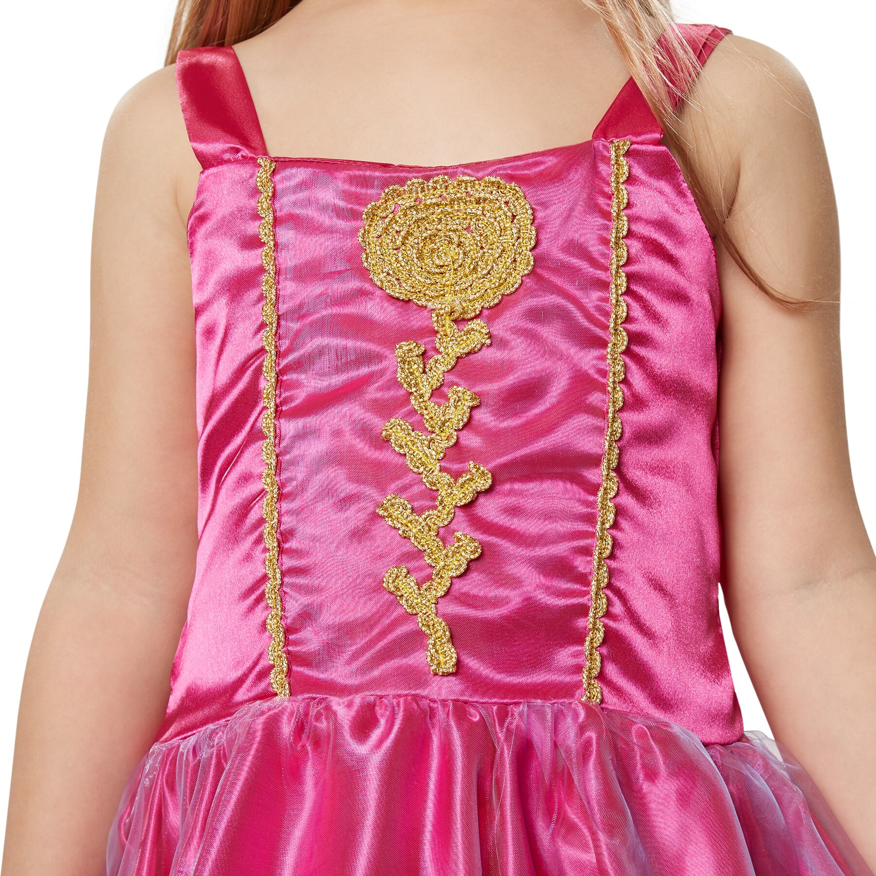 tectake® Mädchenkostüm Prinzessin pinke Rose