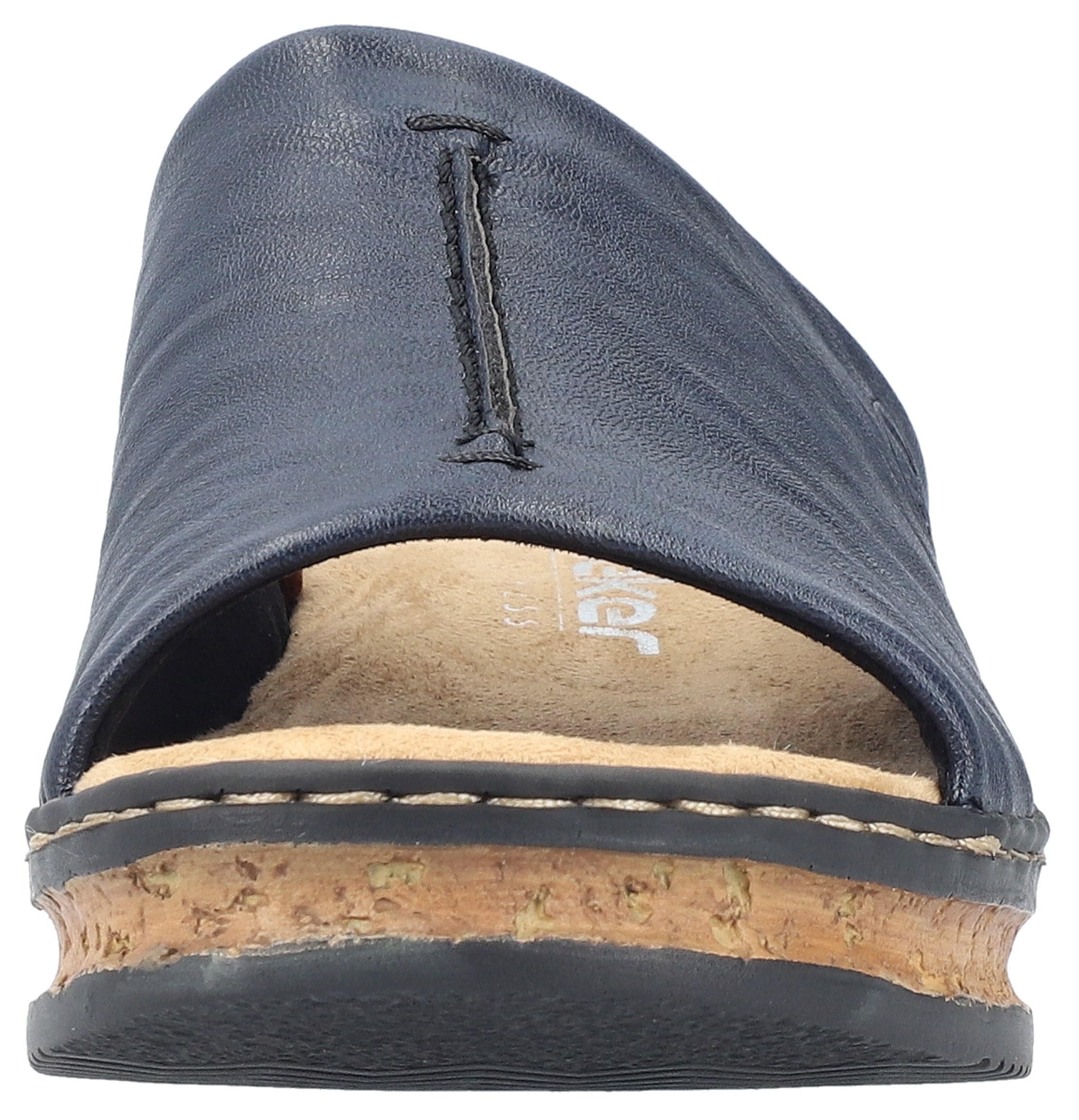 Rieker Pantolette  Keilabsatz, Sommerschuh, modische Keilsohle
