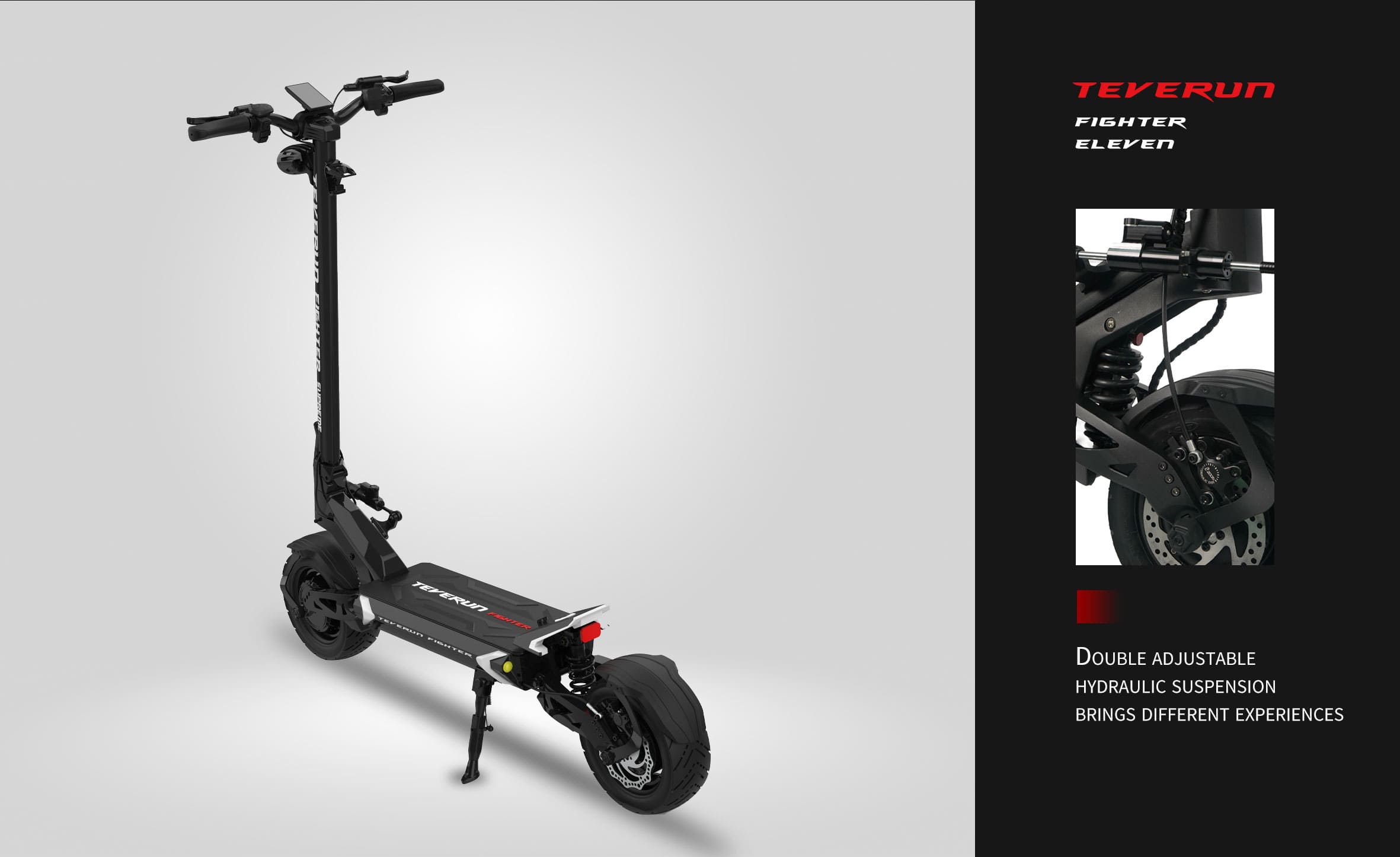 Trottinette électrique Teverun Fighter 11 et 11+ by Minimotors (60V25AH - 60V35AH) IPX5