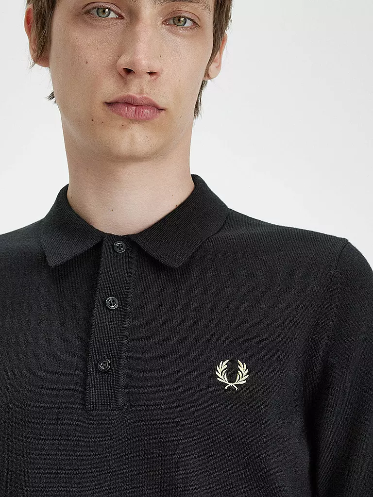 FRED PERRY Poloshirt schwarz