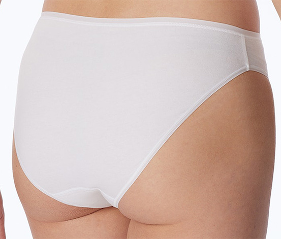 2 SCHIESSER Minislips mit Bio-Baumwolle, weiß