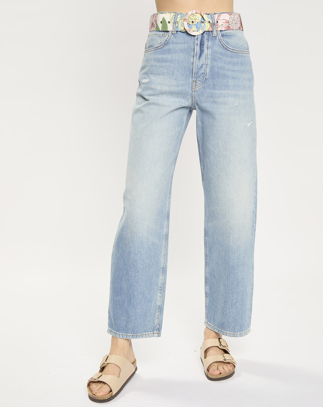 Scotch & Soda Jean ample bleu moyen
