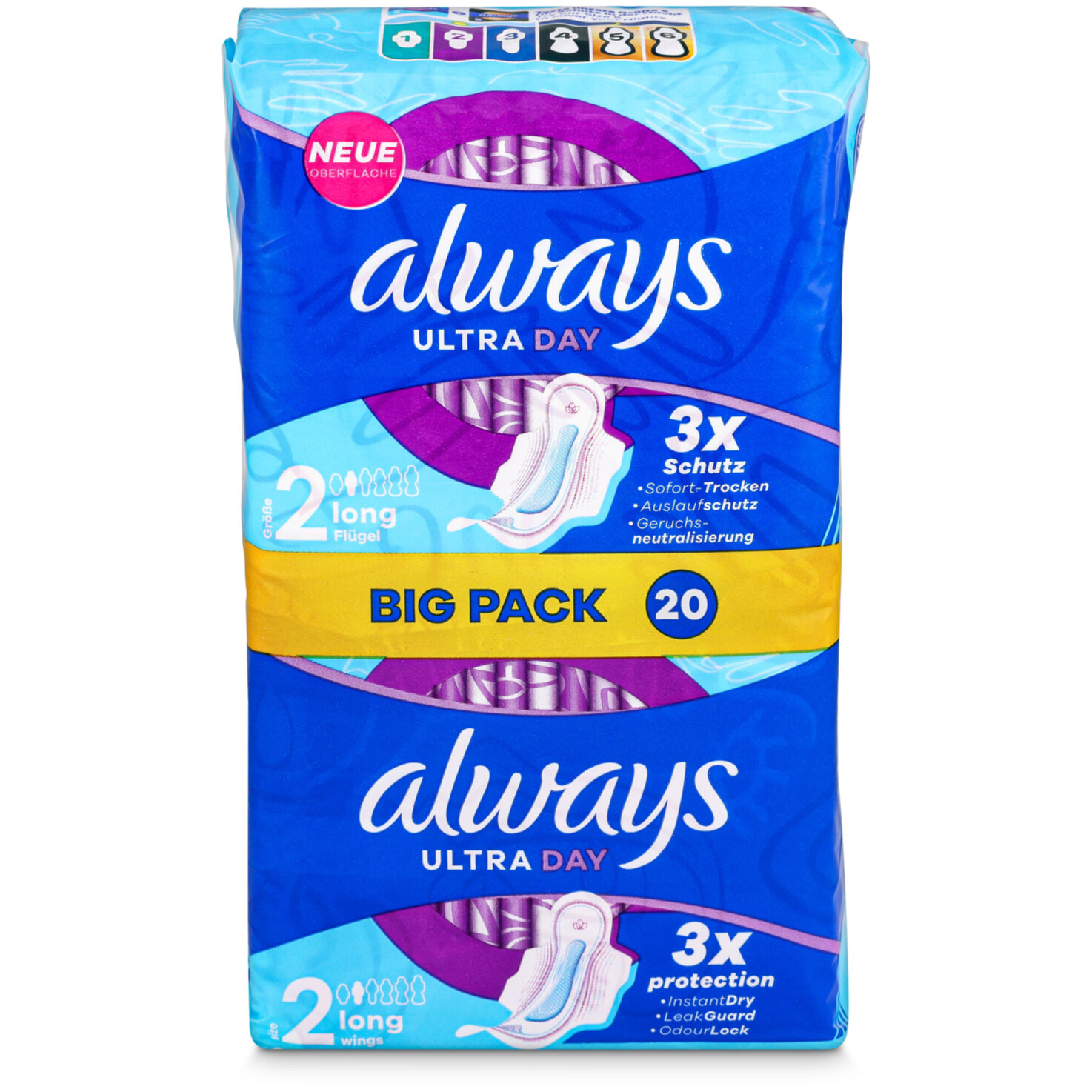 Always Ultra Long Flügel BigPack 20 Stück