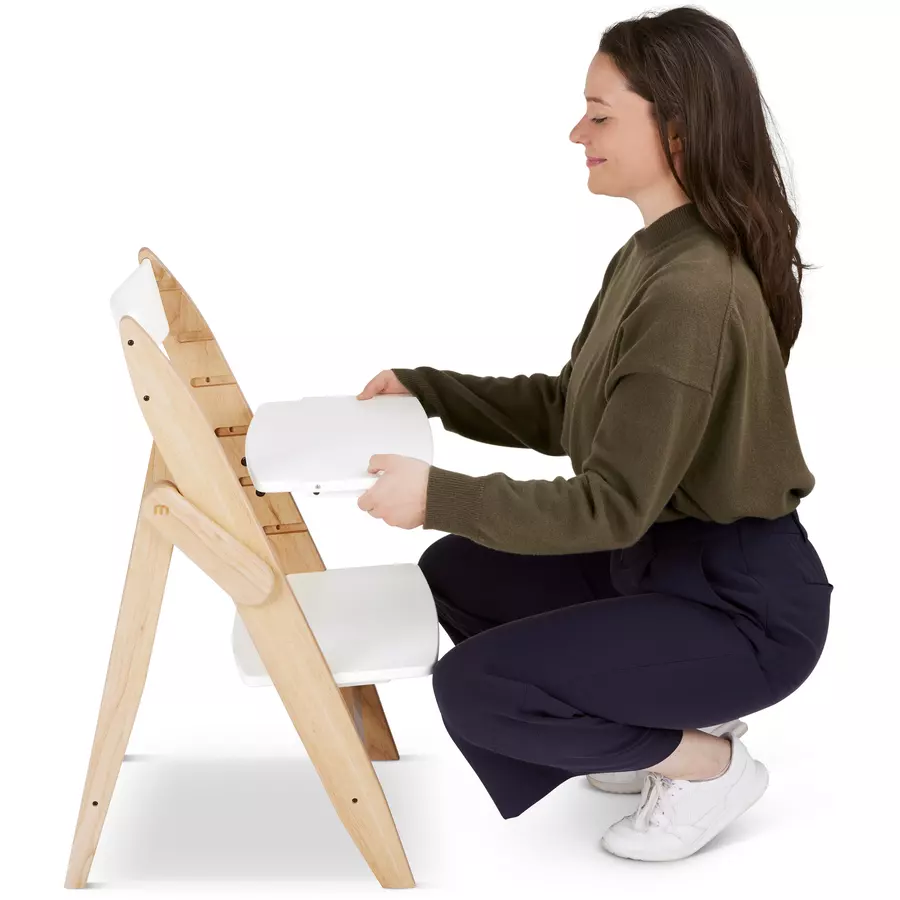 Moji Hochstuhl Yippy inklusive Neugeborenenaufsatz Cotton Mint