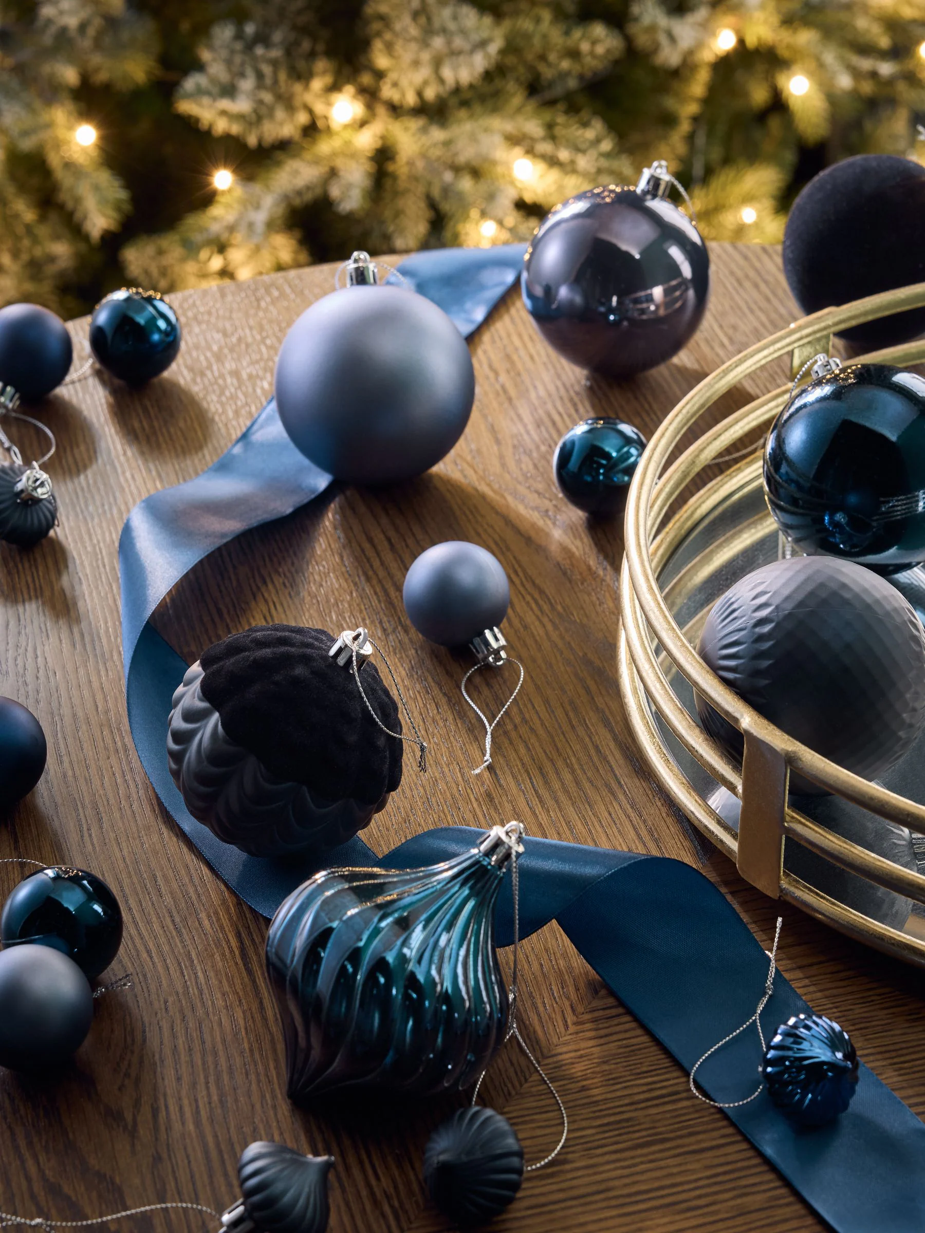 Set van 50 onbreekbare kerstballen