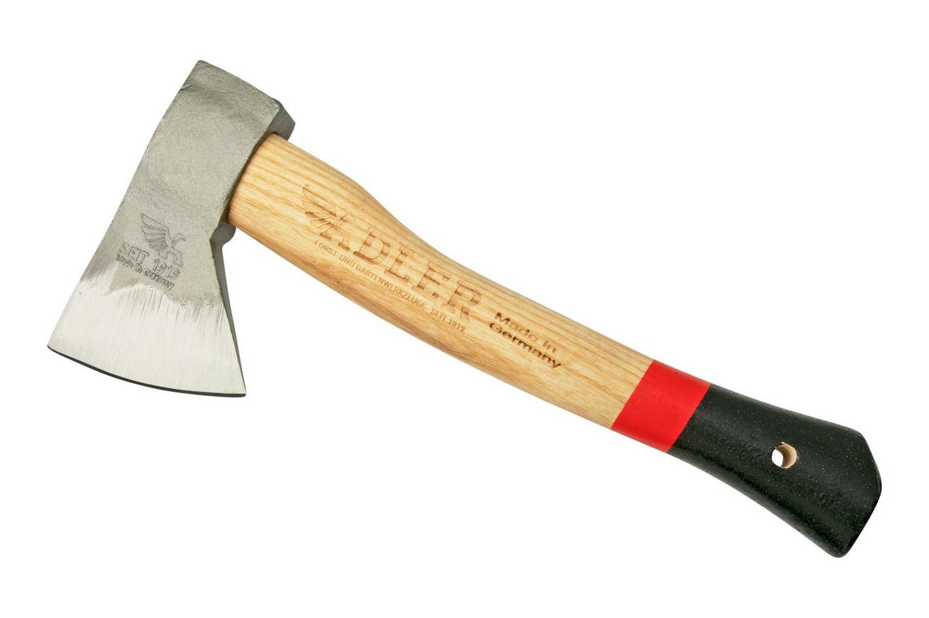 Adler Classic Scout Hatchet, rood-zwart, campingbijl