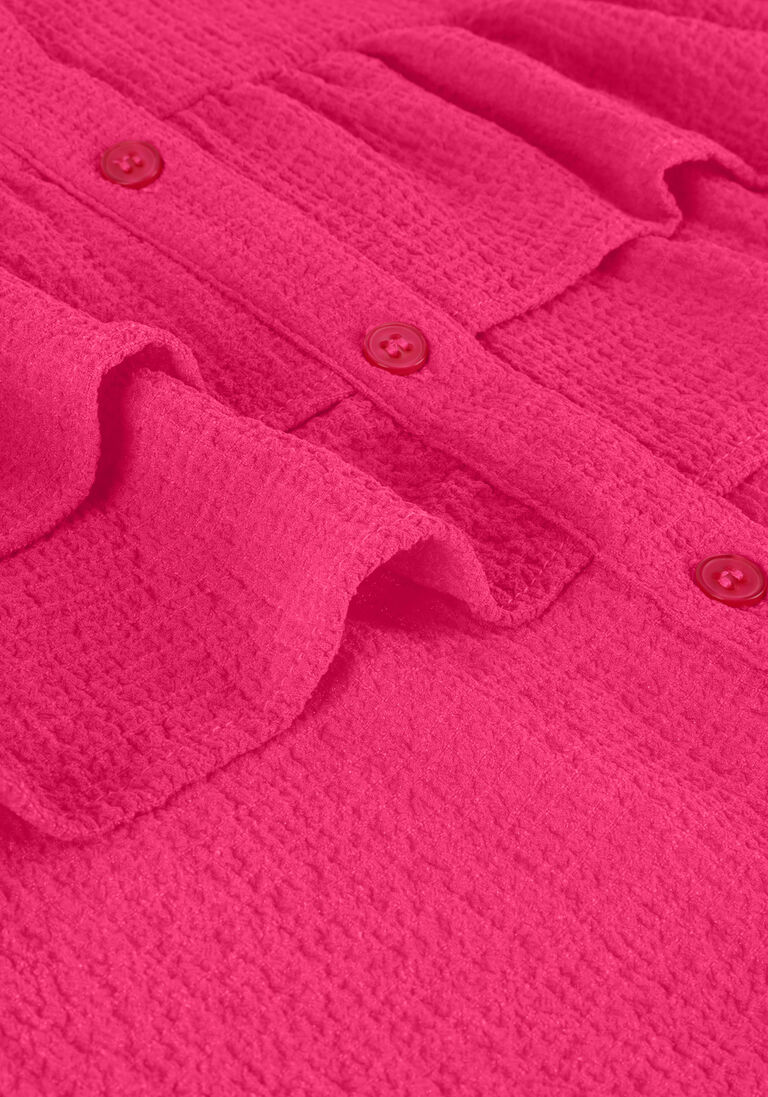 ALIX THE LABEL roze alix the label blouse ladies woven structured chiffon ruffle blouse