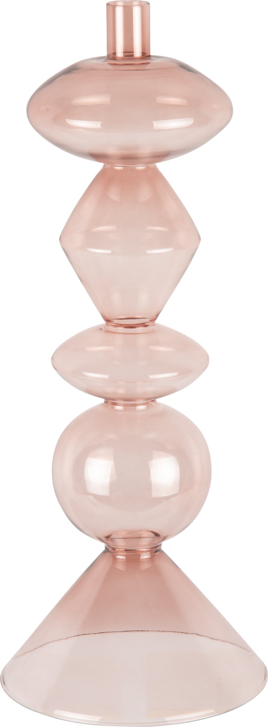 PT Living kandelaar Totem roze D 16 H 41 cm