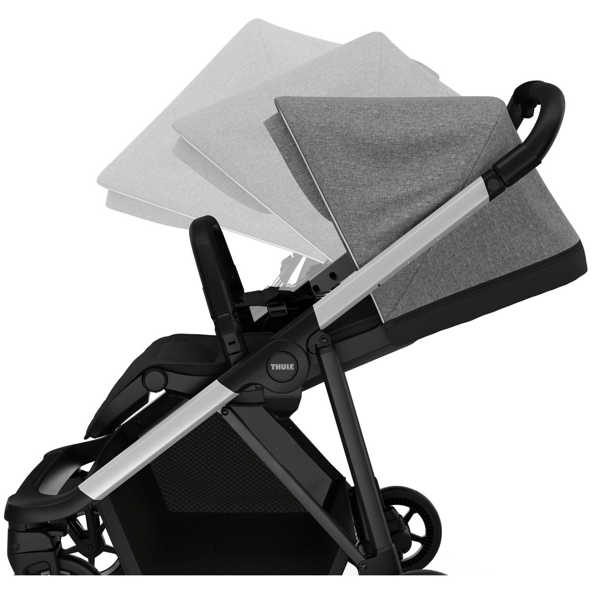THULETHULE   SHINE grey melange/alu