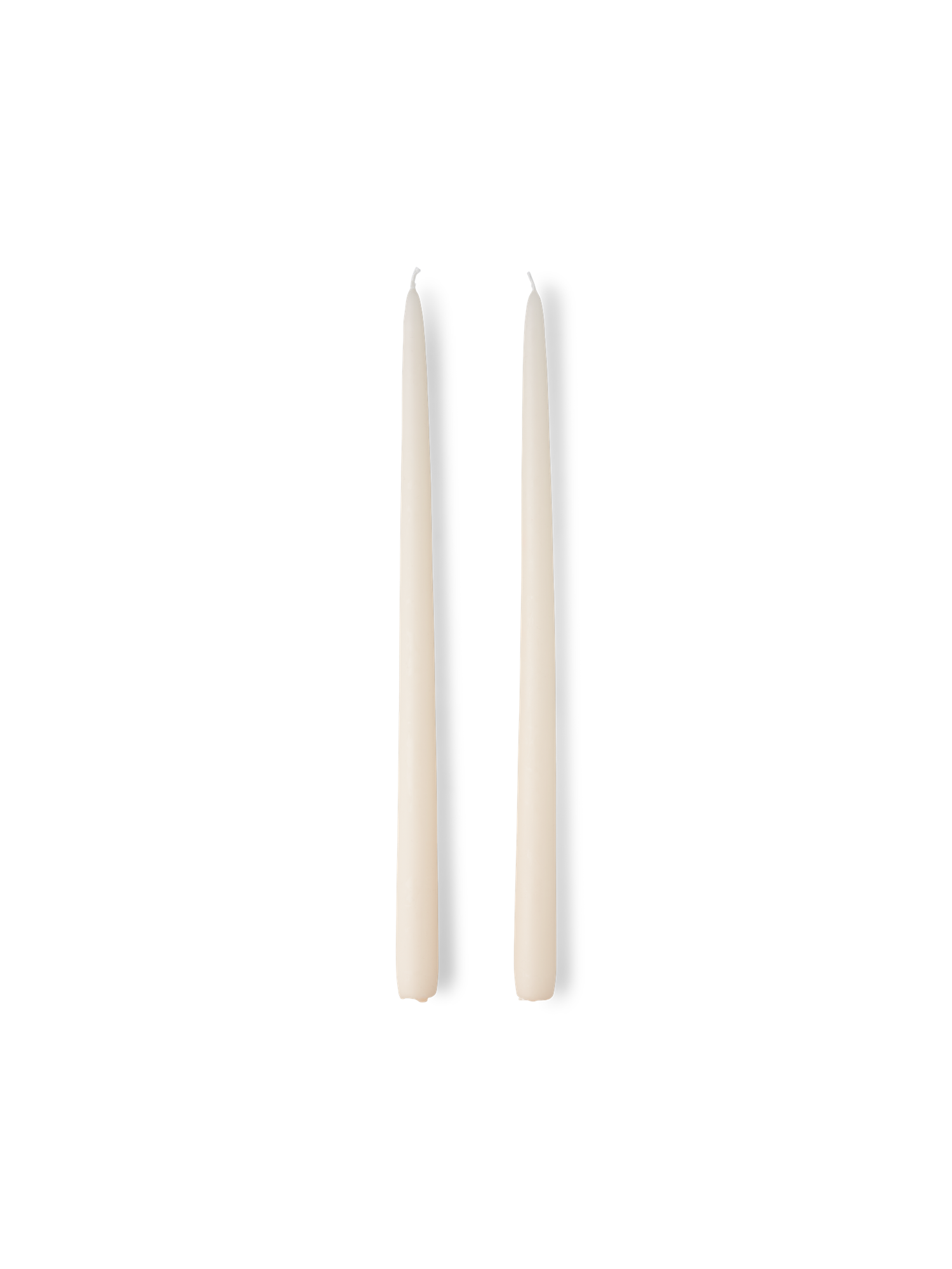 Stagelys 35 cm 2-pak | Paraffinvoks. Ø2,2 x 35 cm. 2 stk. | Off White