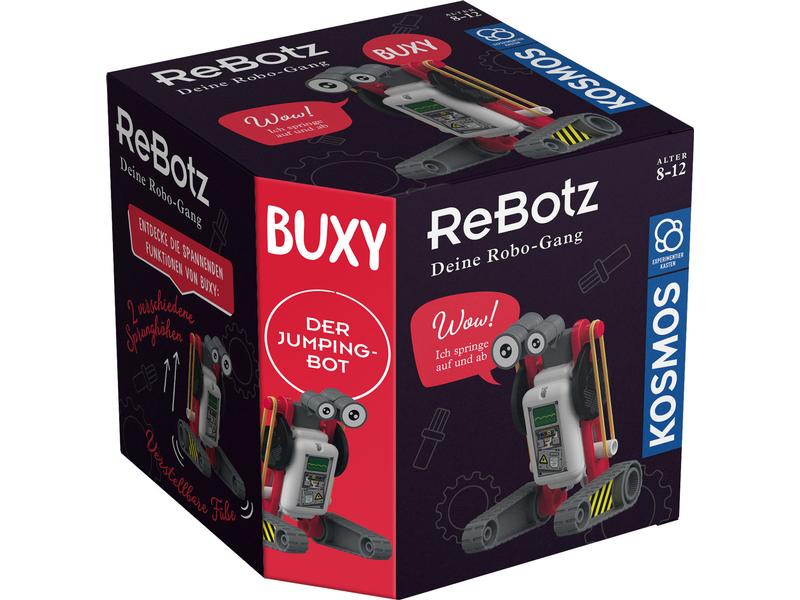 Kosmos Experimentierkasten ReBotz: Buxy der Jumping-Bot Die Robo-Gang zum Sammeln und kombinieren