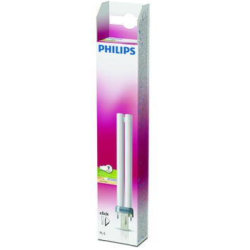Philips spaarlamp PLS-9 9W warm wit