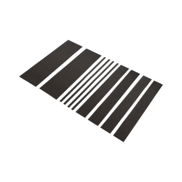 Firststep traprenovatieset pvc-treden beton zwart 4 stuks
