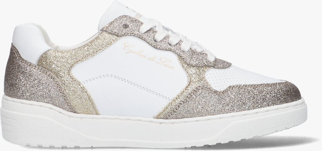 CYCLEUR DE LUXE witte cycleur de luxe lage sneakers corncob