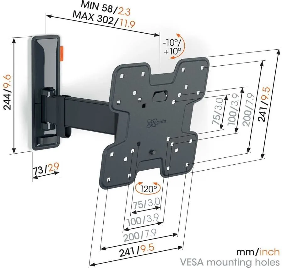 Vogel's TVM 3225 Supports TV