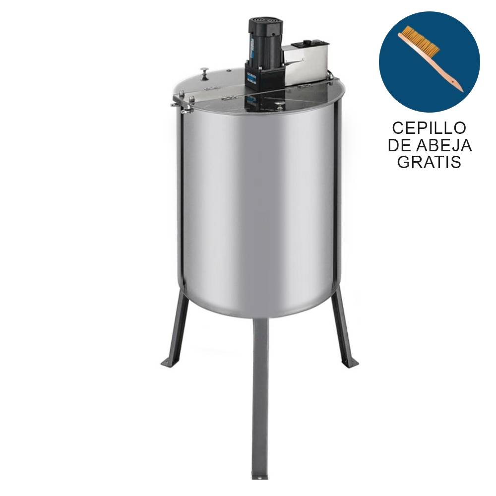 Extrator de mel elétrico para 4 quadros de aço inoxidável | 140W 220V