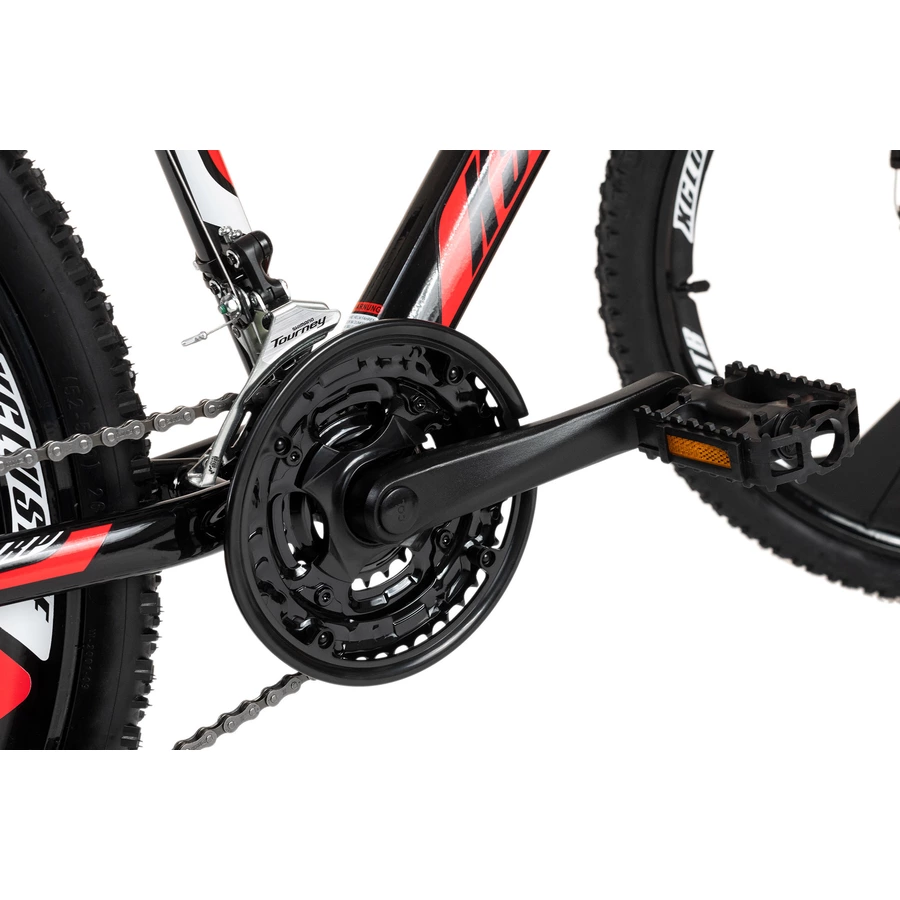 KS Cycling Mountainbike Hardtail 26 Zoll Sharp schwarz-rot